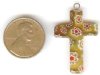 1 28x20mm Topaz Cross Pendant